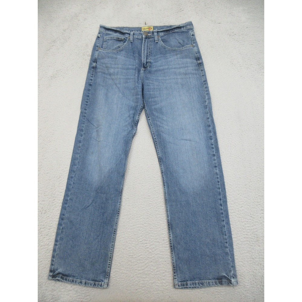 Wrangler‎ 20X Relaxed Western Jeans Mens 34x32 Blue Denim Workwear Ranchwear